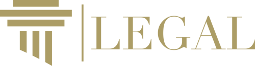 the legal network logo white letters